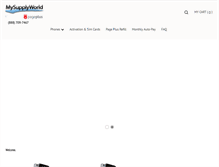 Tablet Screenshot of mysupplyworld.com